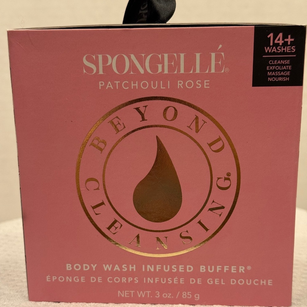NEW Spongelle Body Wash Infused Buffer - Patchouli Rose - 14+ washes